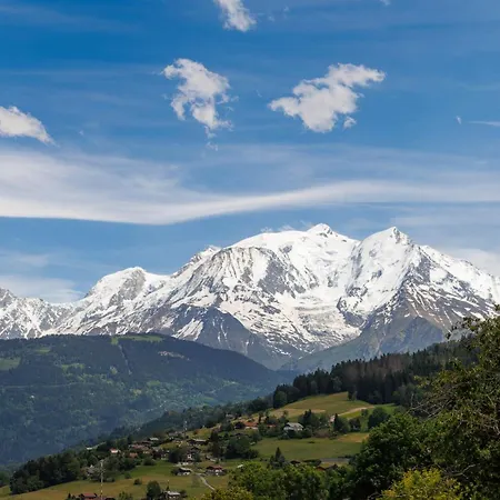 Domek alpejski D'exception Centre - Vue Panoramique Eglise, Mont Blanc